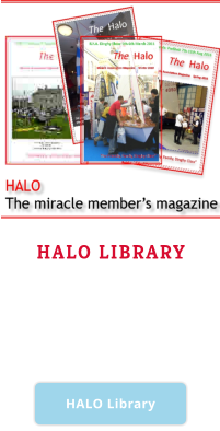 HALO LIBRARY The Miracle Association in-house Magazine The Halo is a valuable source  of information, news from around the network   HALO Library HALO Library